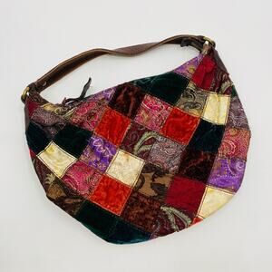 Lucky Brand Patchwork Y2K satchel bag